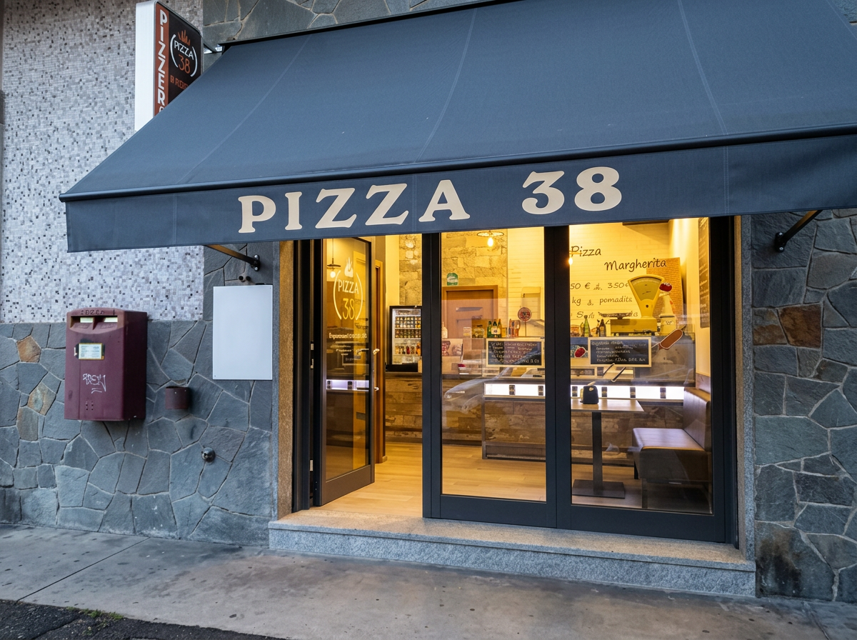 La pizzeria Pizza 38 a Bra